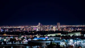 Denver Cityscape at Night